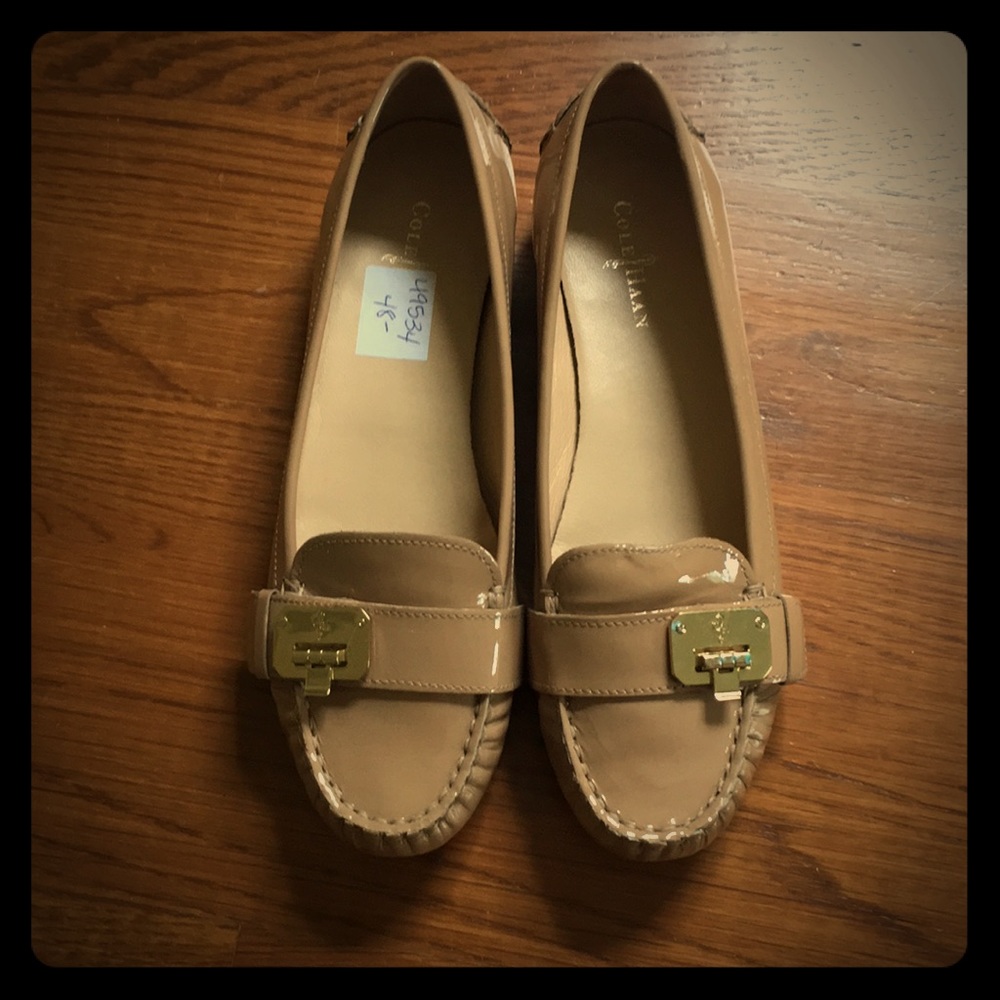 Beige loafers
